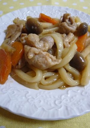 もっちもち♪お弁当でもおいしい焼うどん☆-レシピのメイン写真