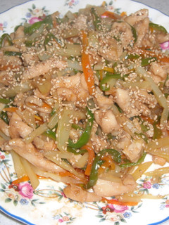 レンジで簡単 鶏肉のチンジャオロース風-レシピのメイン写真