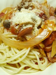 トマトソースパスタ-レシピのメイン写真