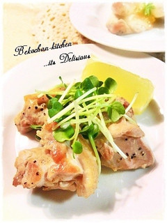 *鶏肉のさっぱりレモン風味*-レシピのメイン写真