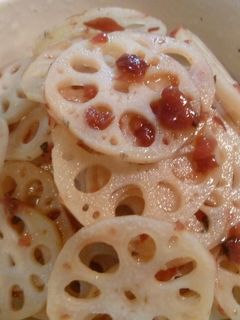 さっぱり簡単★れんこんの梅肉和え-レシピのメイン写真