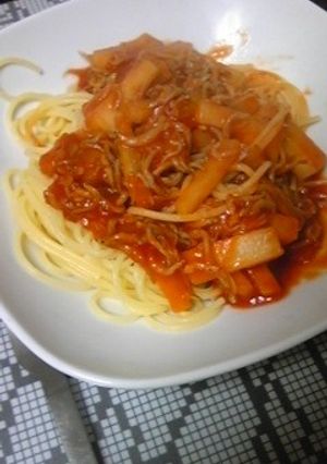 ナポリタンソースで！大根のアラビアータ-レシピのメイン写真