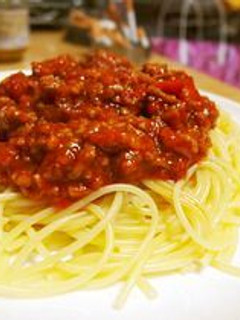 豚挽き肉お手軽ミートソース-レシピのメイン写真