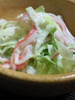 超簡単!カニカマレタスサラダ☆-レシピのメイン写真