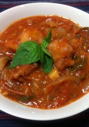 鶏のトマト煮込み-レシピのメイン写真