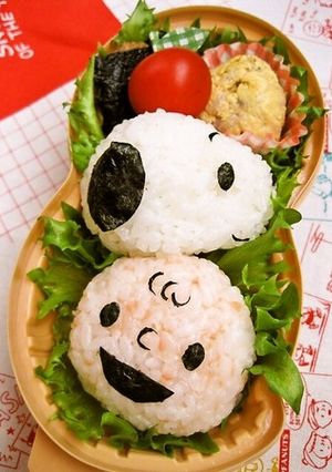 キャラ弁★５０’ｓスヌーピー＆チャーリー-レシピのメイン写真