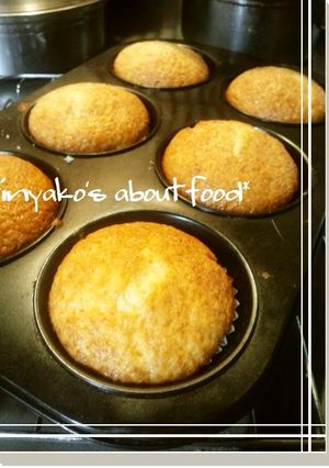 ☣卵１個とマヨネーズdeカップケーキ☣-レシピのメイン写真