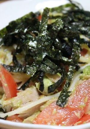 アボカドとツナとトマトのパスタ-レシピのメイン写真