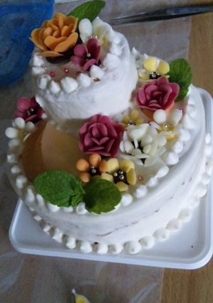 デコペンでお花-レシピのメイン写真