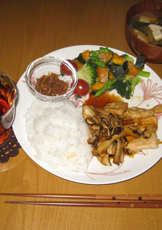 鶏ときのこのすき焼き風煮-レシピのメイン写真