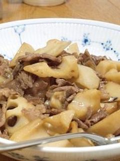 牛肉とレンコンのいため煮-レシピのメイン写真