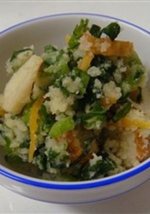 かつお菜たっぷりのおから-レシピのメイン写真