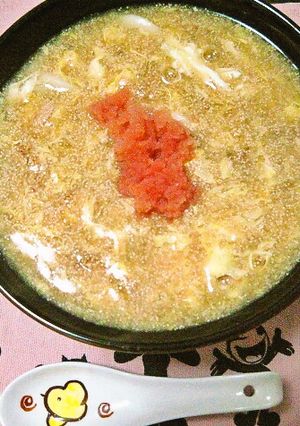 明太餡かけ玉子とじのおうどん-レシピのメイン写真