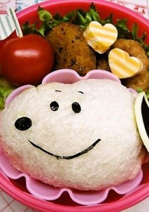 キャラ弁★スヌーピーのまるぱんサンド-レシピのメイン写真