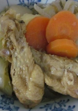 コラーゲンたっぷり鳥肉じゃが-レシピのメイン写真