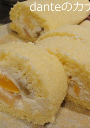 簡単！ふわふわしっとりロールケーキ♬-レシピのメイン写真
