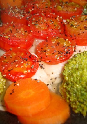 ささみとプチトマトの蒸し物-レシピのメイン写真