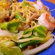 海老とキャベツのパスタ