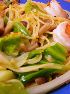 海老とキャベツのパスタ-レシピのメイン写真