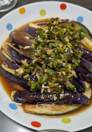 揚げなすの香味ソースがけ-レシピのメイン写真