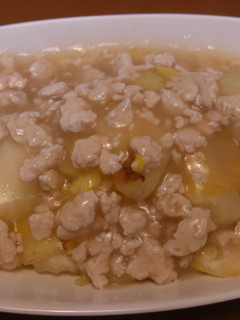 白菜の鶏そぼろあんかけ-レシピのメイン写真