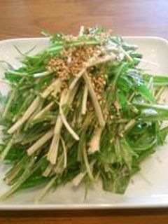 ゆず胡椒風味の水菜サラダ-レシピのメイン写真