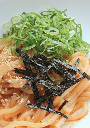 調味料3つ!簡単5分♬病みつき油うどん♪-レシピのメイン写真