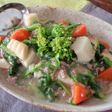 春野菜と丸ごと豆腐の塩麻婆