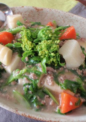 春野菜と丸ごと豆腐の塩麻婆-レシピのメイン写真