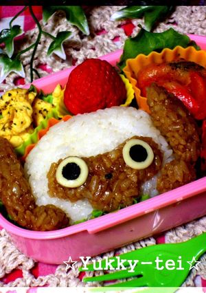 簡単キャラ弁☆マルコの親友アメデオ-レシピのメイン写真