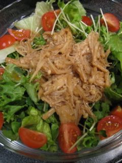 えのき茸ソースのサラダ-レシピのメイン写真