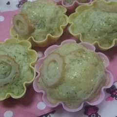 รูปของ 青海苔チーちくおかず蒸しパン