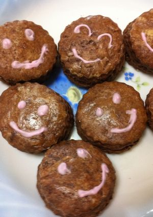 にっこりちゃんココアスコーン-レシピのメイン写真