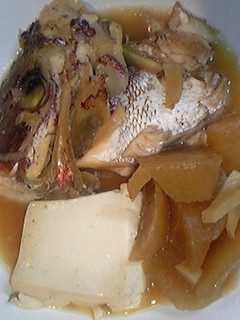 生姜であっさり!鯛のアラ炊き-レシピのメイン写真