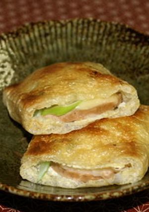 大豆のハムとチーズの油揚げ包み-レシピのメイン写真