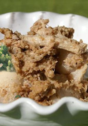 小麦たんぱく厚切りと里芋のくるみ味噌和え-レシピのメイン写真