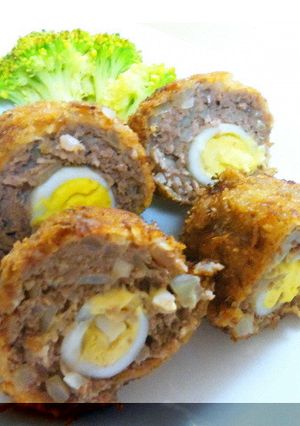 ♥うずらin ハンバーグ♥-レシピのメイン写真