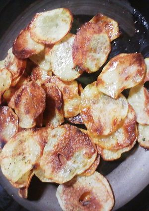 ヘルシー☆焼くだけポテトチップス-レシピのメイン写真