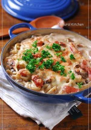 舞茸とソーセージのうどんグラタン-レシピのメイン写真