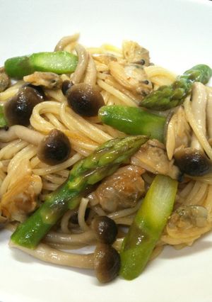 簡単ありものdeアサリジェノベーゼパスタ-レシピのメイン写真