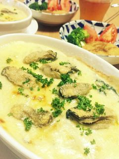 大好きな牡蠣とほうれんそうのグラタン-レシピのメイン写真