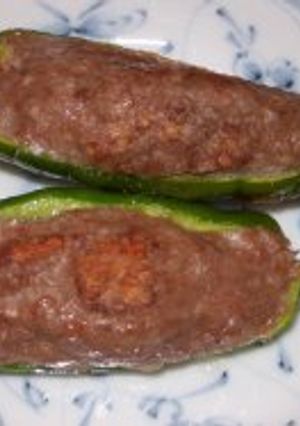 ピーマンの肉詰め焼き-レシピのメイン写真