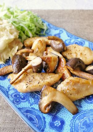 さっぱりコク旨！鶏胸肉と椎茸のレモン醤油-レシピのメイン写真