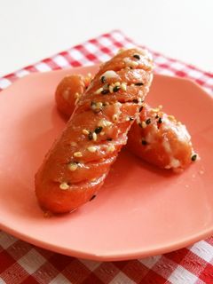 昆布茶で☆マヨ胡麻ウインナー-レシピのメイン写真