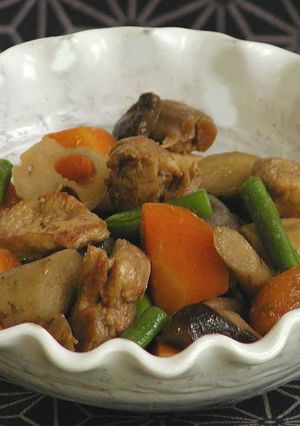 大豆たんぱく中粒の炒り鳥風-レシピのメイン写真