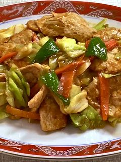 大豆たんぱくの回鍋肉(素使用)大豆ミート-レシピのメイン写真