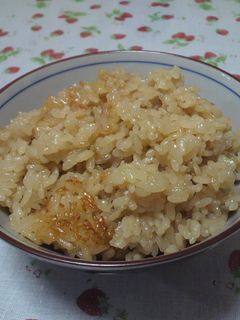 覚えやすい!モチモチ具なし炊き込みご飯-レシピのメイン写真