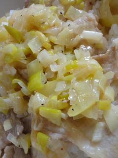 ねぎ塩豚バラ丼-レシピのメイン写真