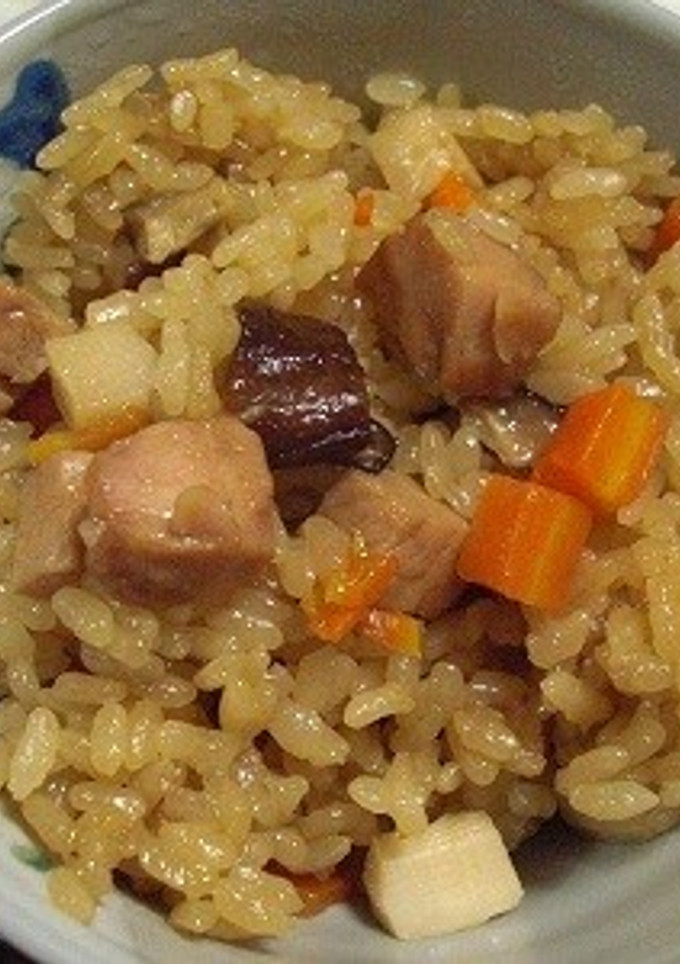 焼き豚で中華風炊き込みご飯-レシピのメイン写真