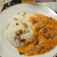 ビーフストロガノフときのこごはん